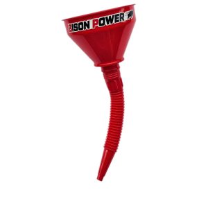 red plastic funel